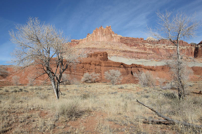 The Castle, in front of the Visitor Center