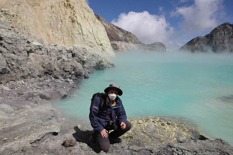 Me at the crater lake