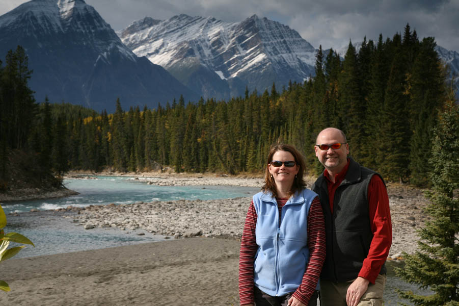 Ang & Dale on the Icefields Parkway