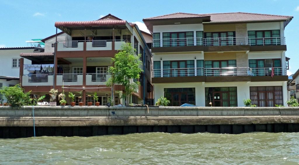 Modern Houses on One of Bangkoks Canals