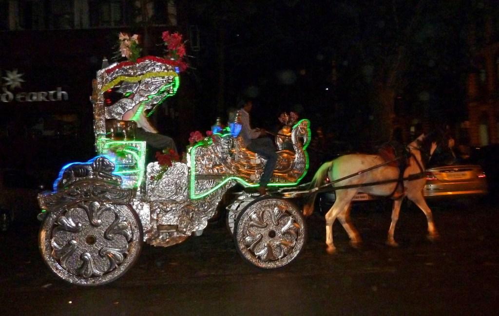 Nighttime Tonga Ride in Bombay