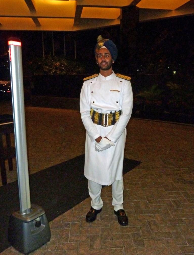 Doorman at the Oberoi Hotel in Bombay