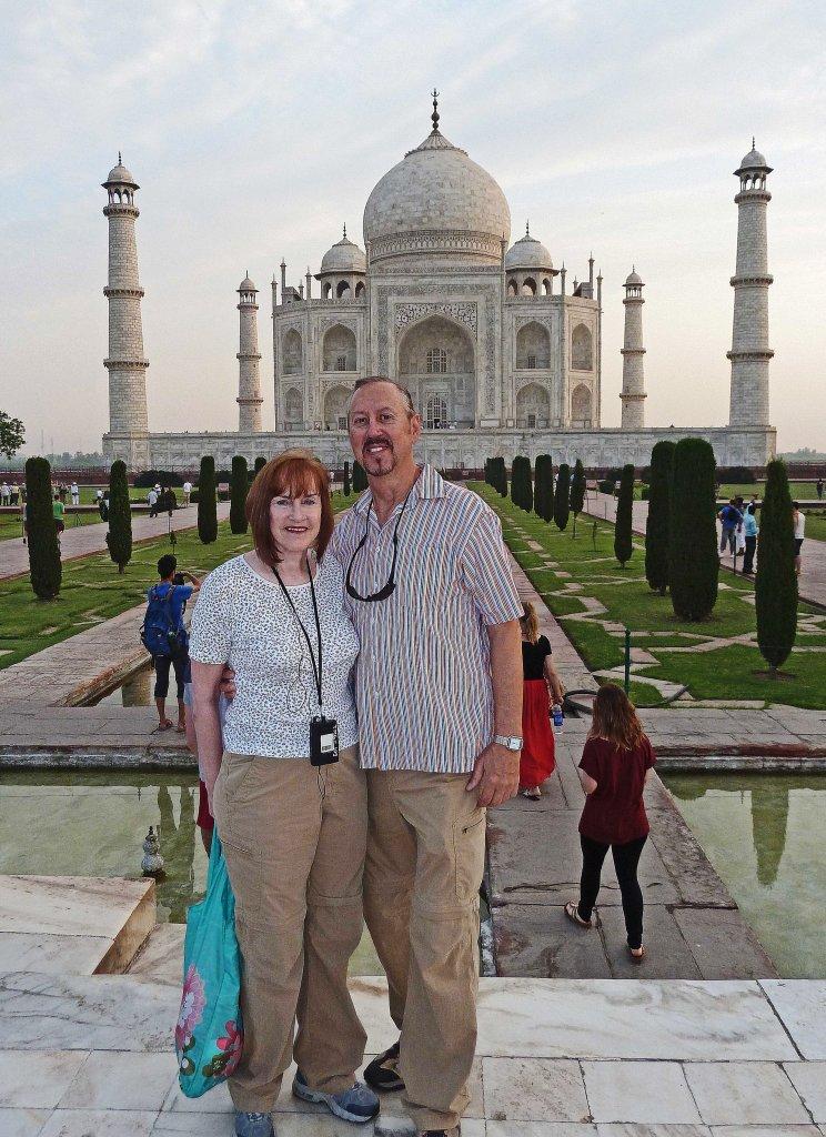 Morning at the Taj Mahal