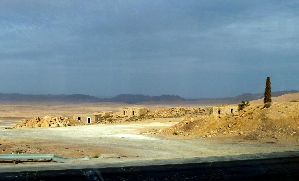 Abandoned Town in the Jordan Desert