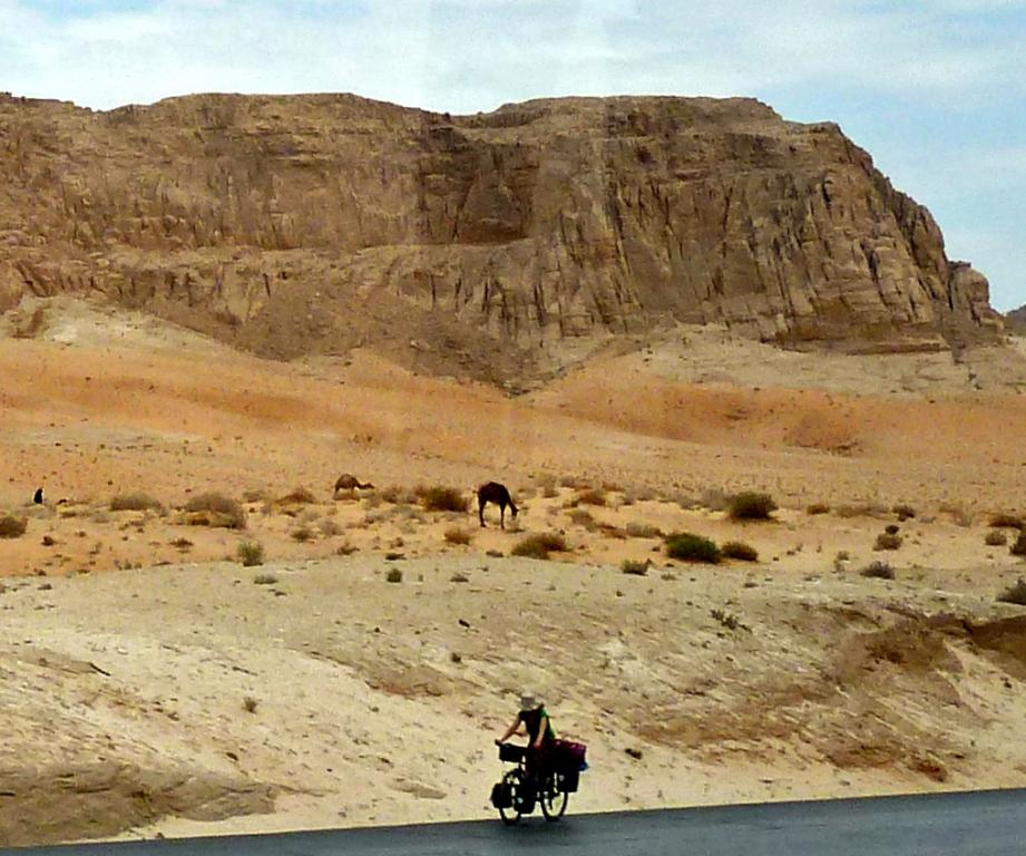 Bicycling in the Jordan Desert