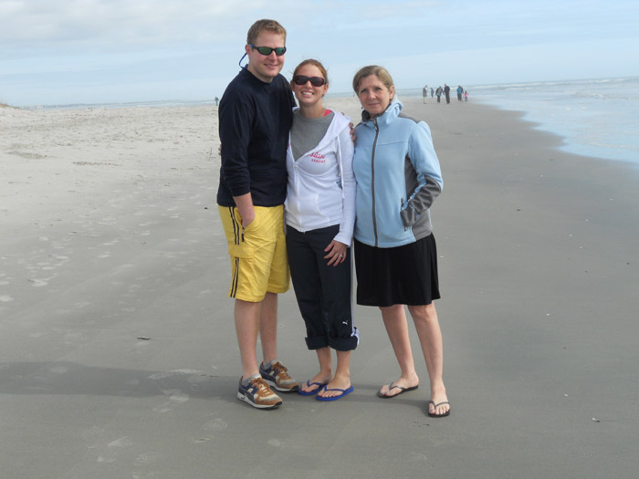 Walk on Evan and Carolines Beach