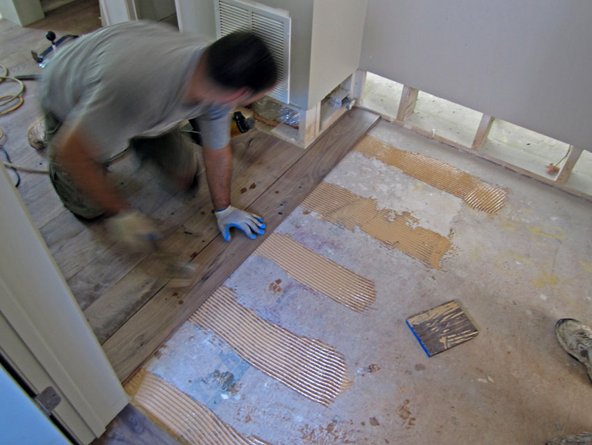 Day 225 - Hardwood Floor Installation Begun