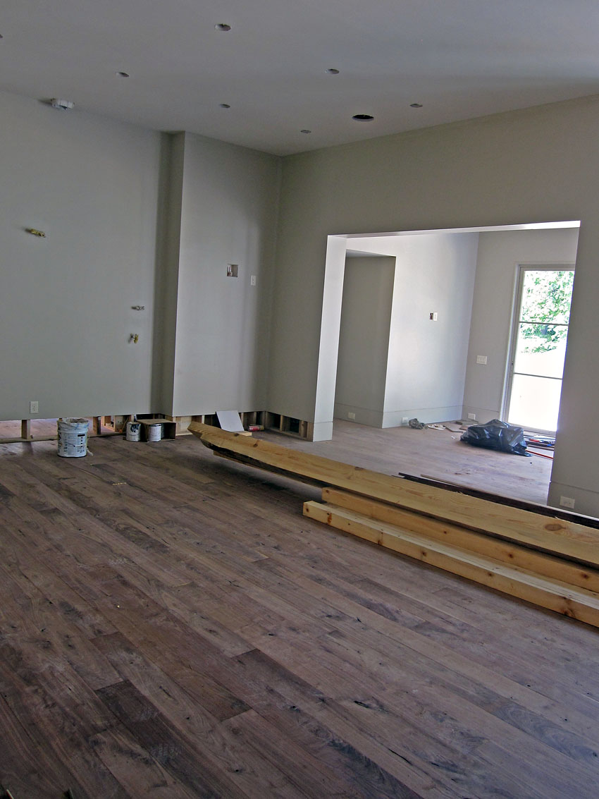 Day 225 - Hardwood Floor Installation Begun