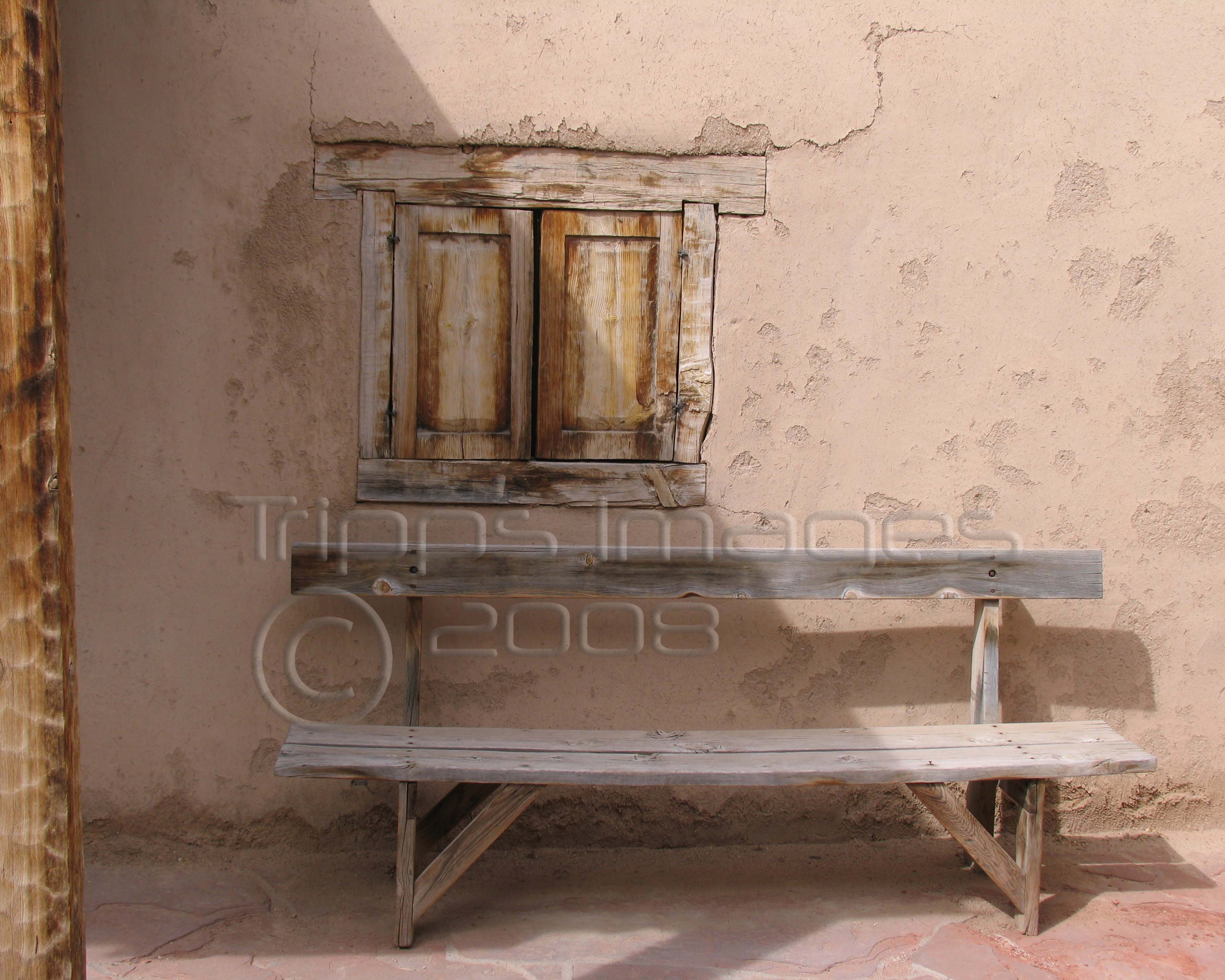 Taos Window and Bench