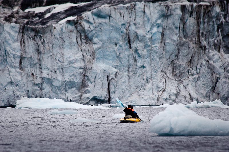 Kayaking among the Icebergs