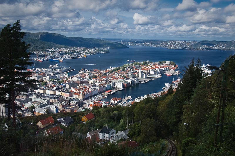 Bergen: Aerial View