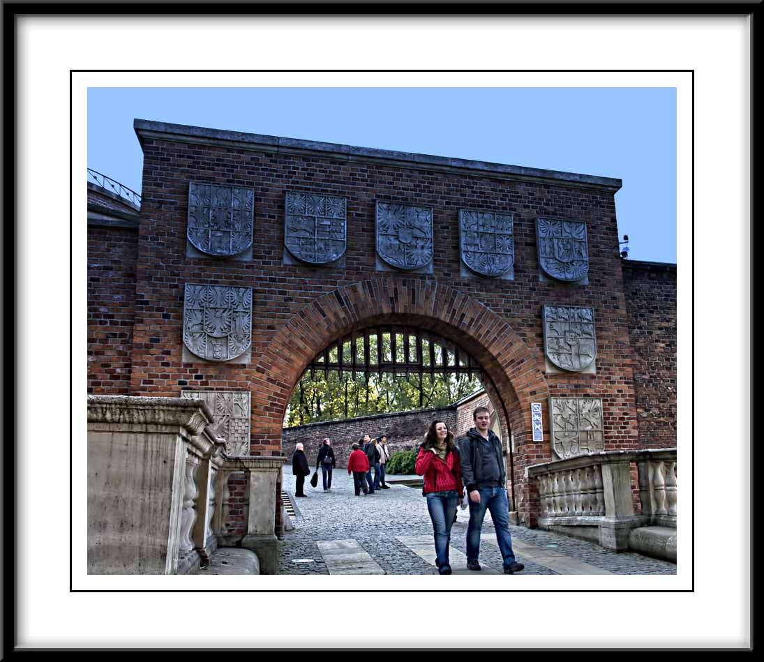 A closer view of the Castle gateway...