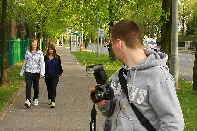 Albert waiting for an occasion to make a good photo - Phot. ukasz