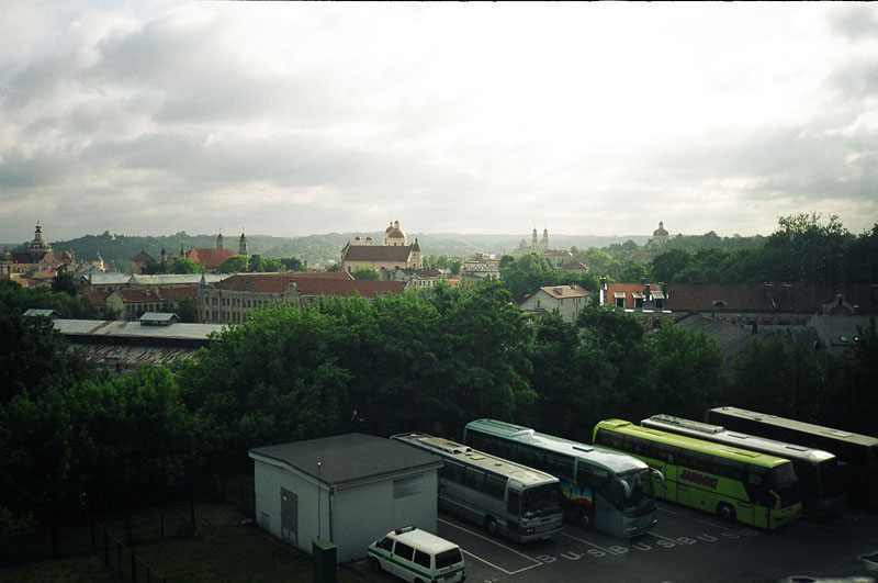 Vilnius - panorama view from Gintaras Hotel