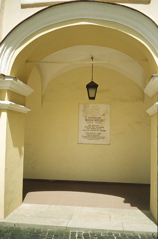 Memory plate of Stefan Batory