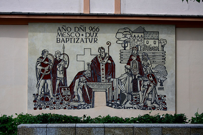 Mesco dux baptizatur - Mieszko baptized - Mieszko przyjmuje chrzest