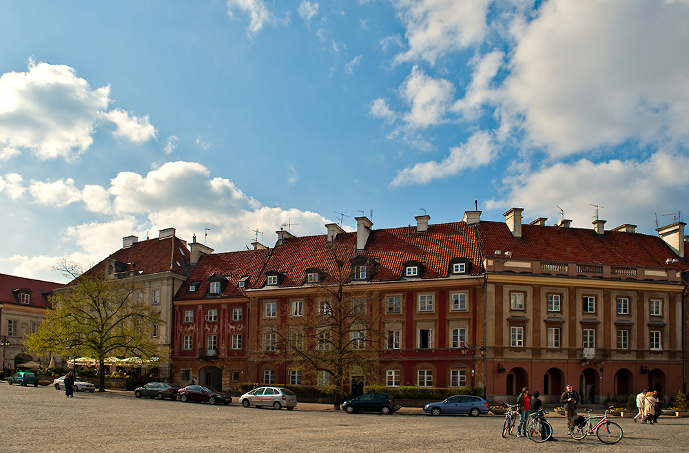 Houses At  New Town Market Square