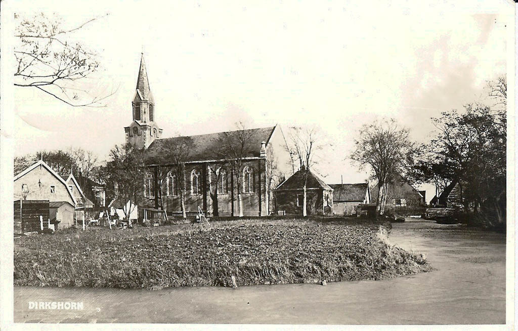 Dirkshoorn, kerk, circa 1940