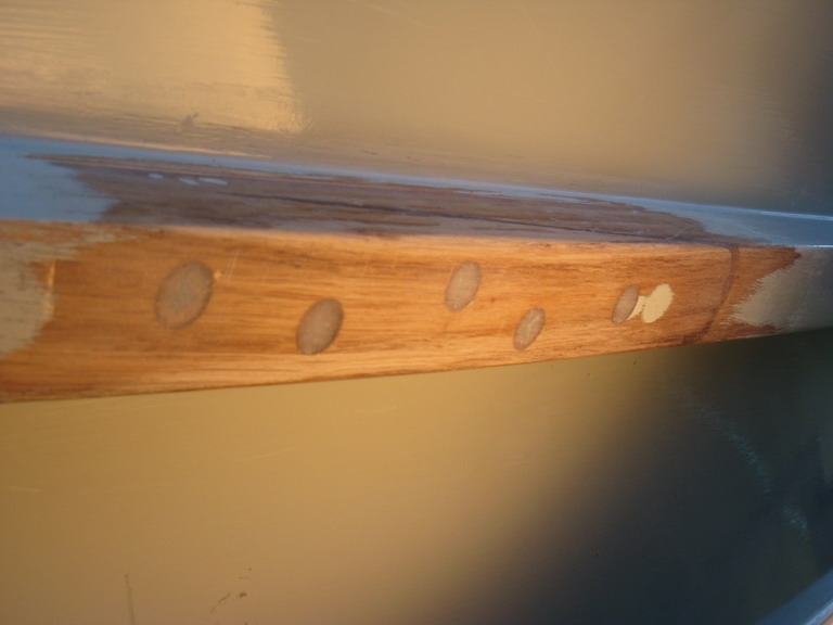 Sanded and faired, just before painting.