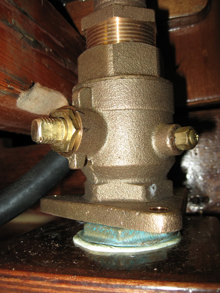 Rough fit onto stub shows an added half inch of backing needed.