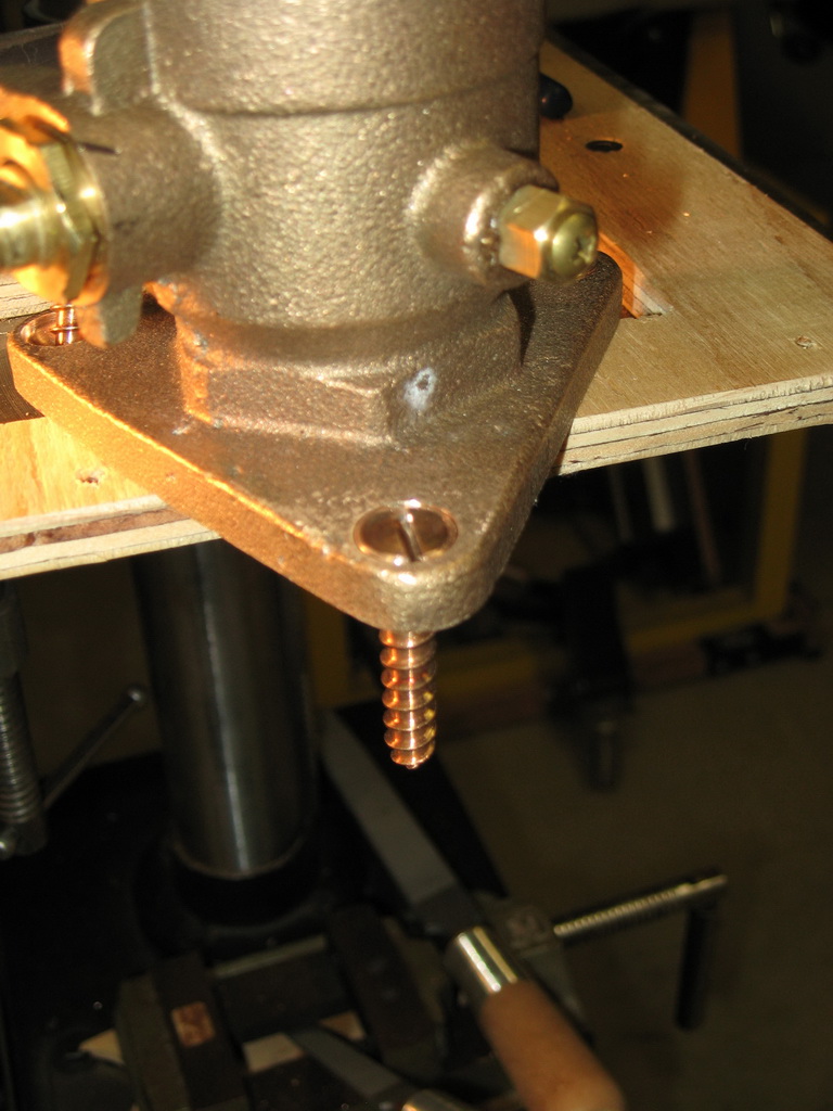 Screws in place.