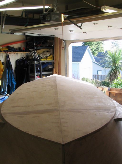 Stern after sanding.