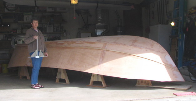 Oblique view after sanding.