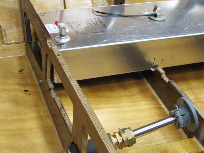 Rear of port tank, and shaft.
