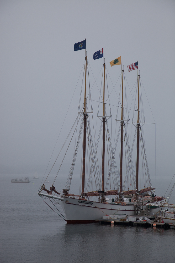 The Margaret Todd is a rare 4 mast schooner
