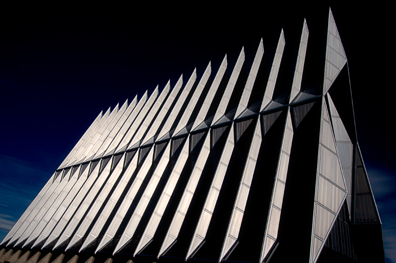 Air Force Academy Cadet Chapel Exterior 3