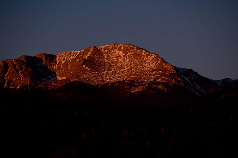 Sunrise, Pikes Peak