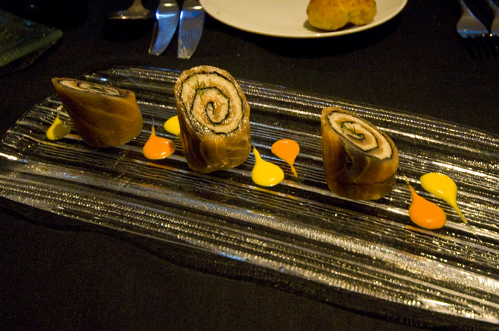 Hong Kong - Joel Robuchons Atelier - Salmon Wrap