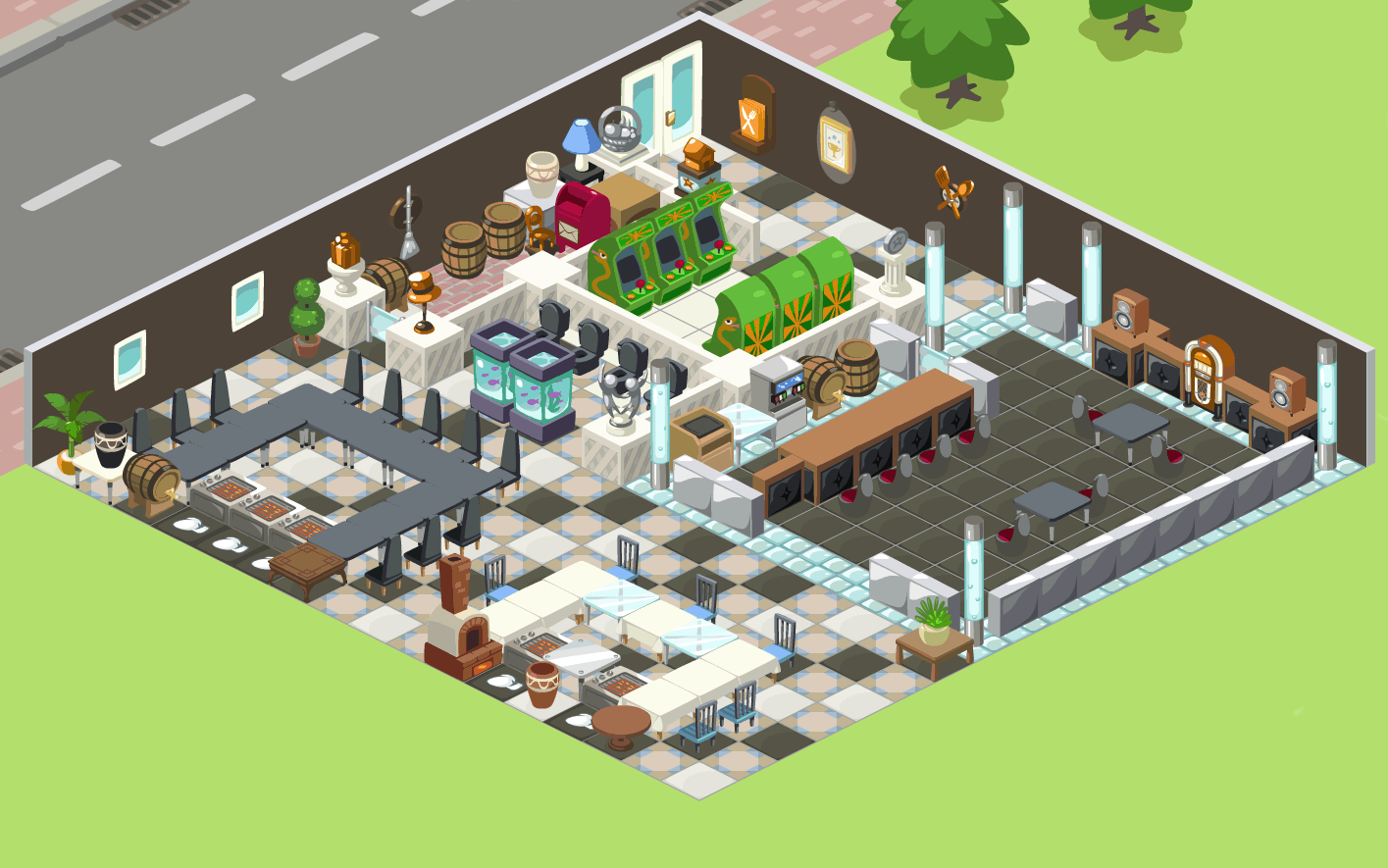 Restaurant City, a game on Facebook