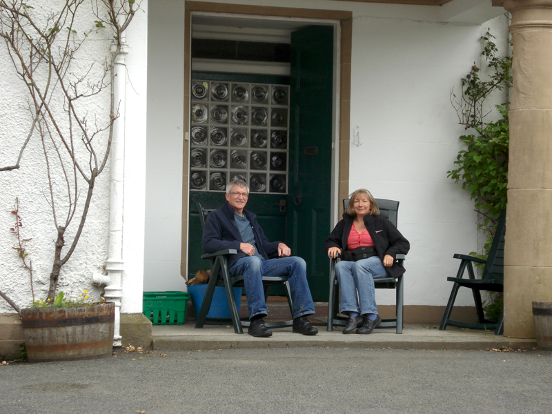 Ron and Sue at Altskeith.JPG