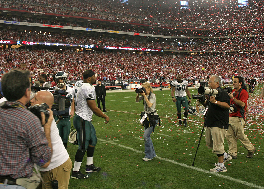 McNabb not so happy post-game