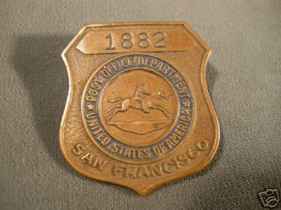 letter carrier badge (obsolete)