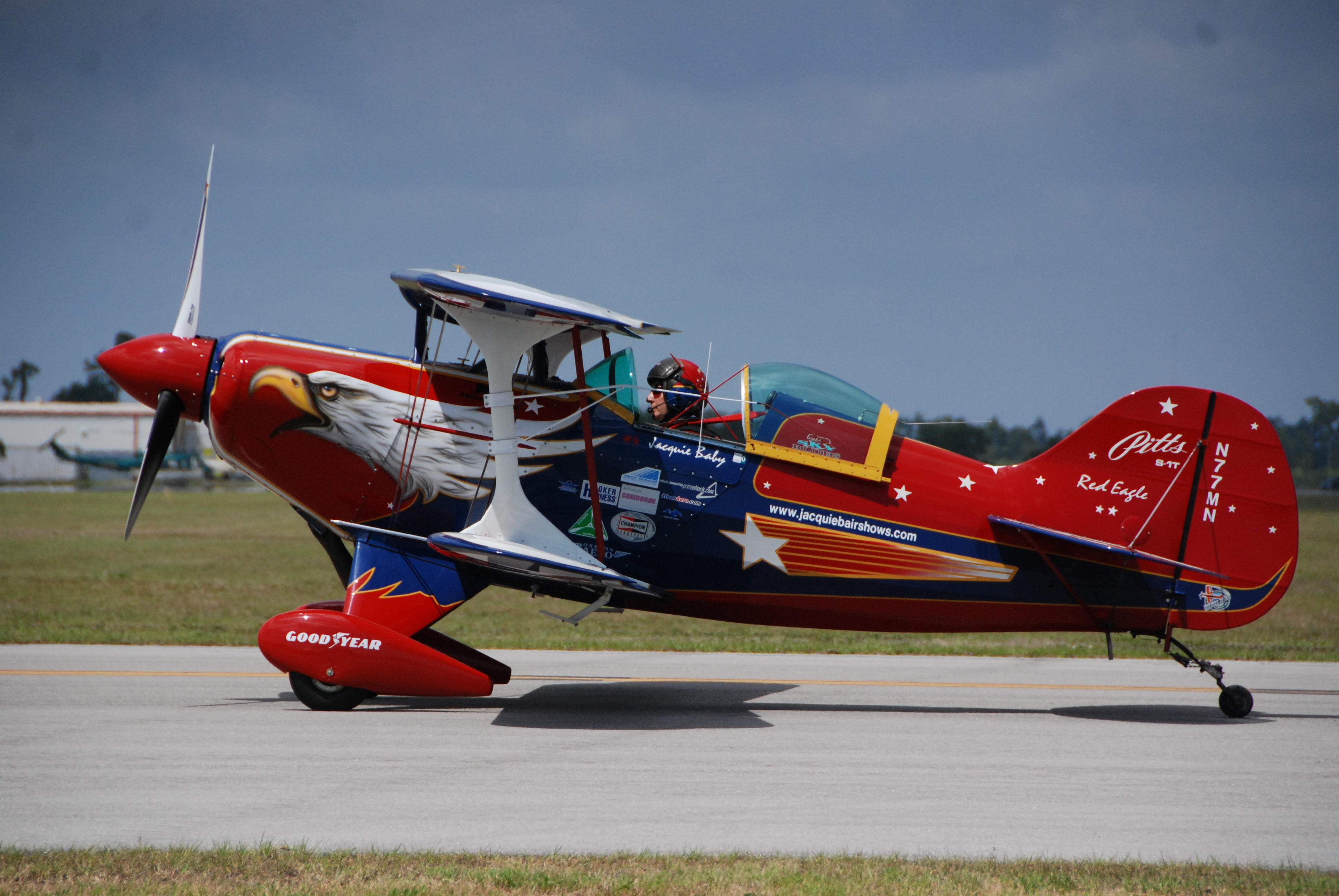 FIA 3-24-2011 Jacquie B Warda Red Eagle 1986 Pitts S-1T Biplane