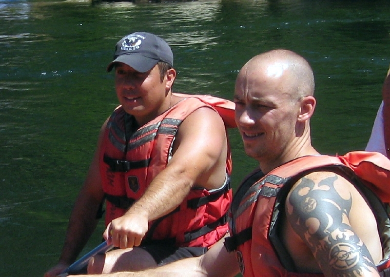 Jason Currier with Friend Brian