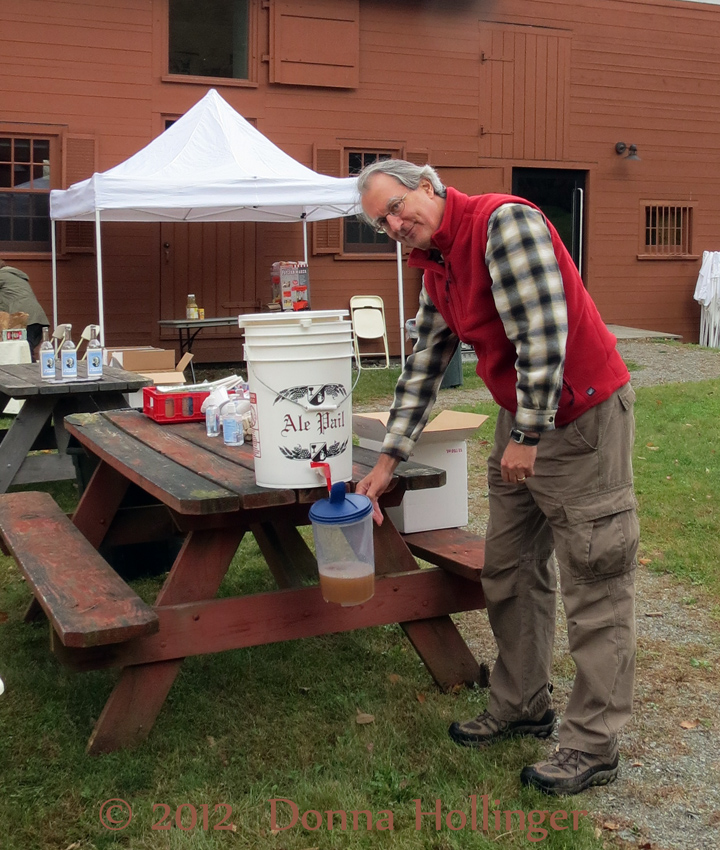 Peter Filling Cider Jug