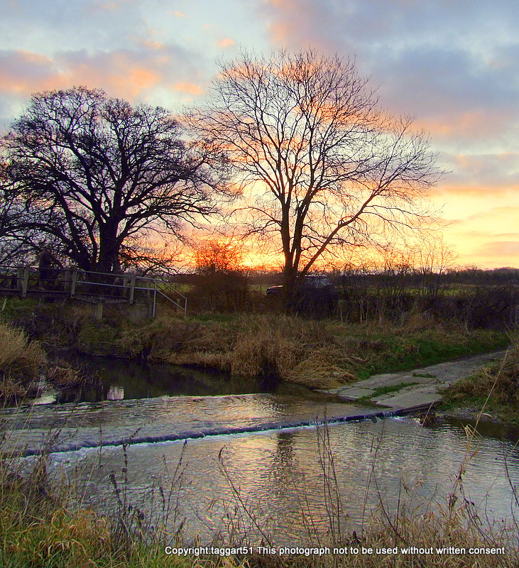 Sunrise at the ford