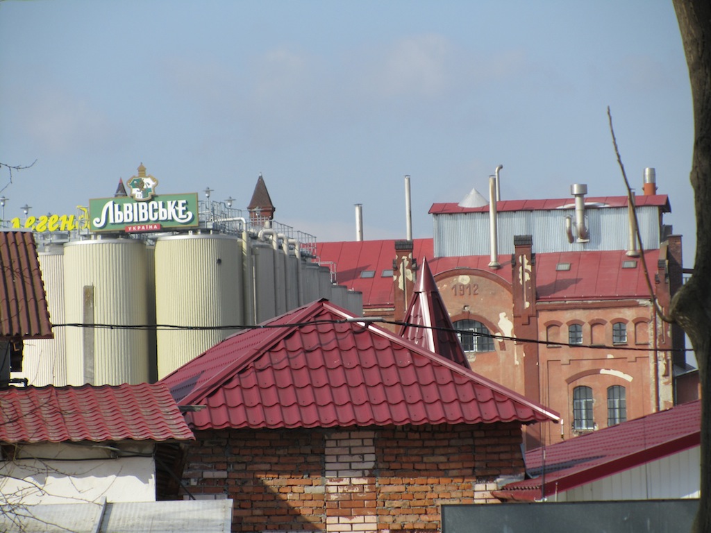 a distant view of the Lviv brewery