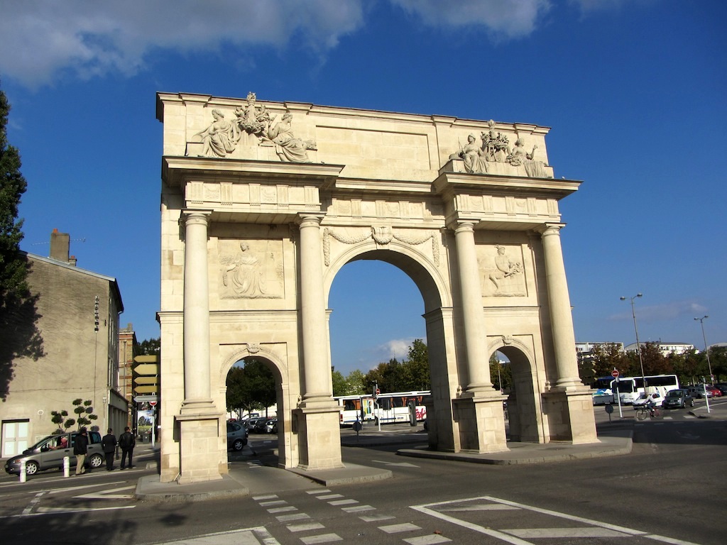 another historic gate, the Porte Ste-Catherine...
