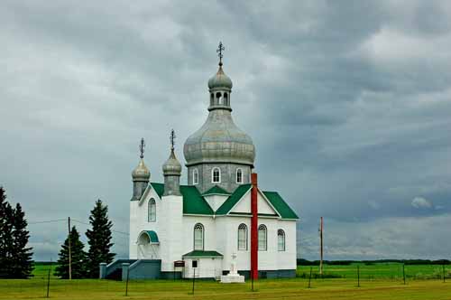 Ukrainian church,Saskatchewan