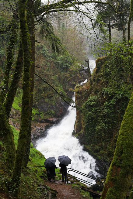 Cascades  Gimel en Corrze (France) - Pluie et brumisation