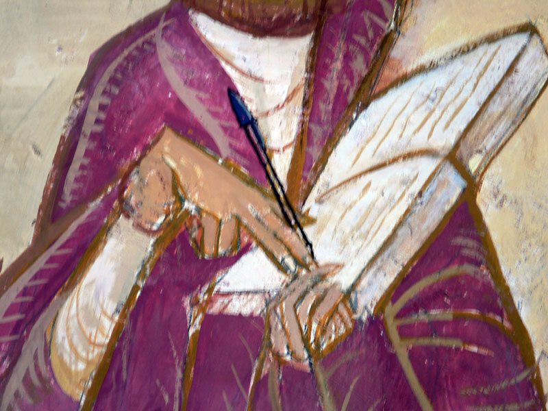 San Mateo (detalle: bolgrafo BIC)