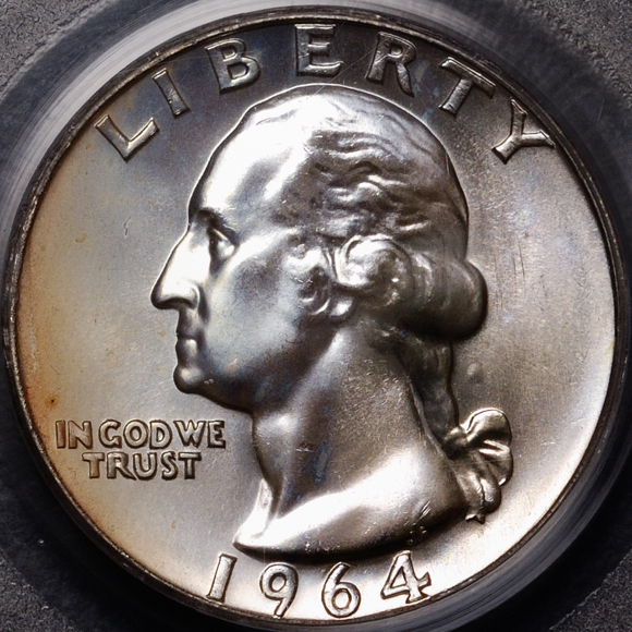 Washington Quarter 1964 Obverse Denver Mint