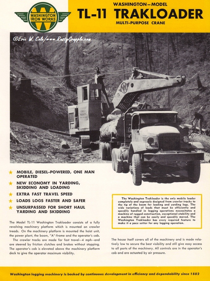 Washington TL-11 Brochure Cover