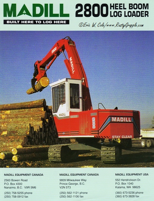 Madill 2800 Heel Boom Loader