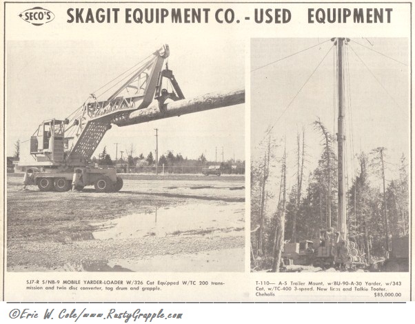 1968 Skagit  Ad Used Equipment
