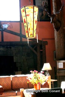 MacDonald Lodge in sunlight.